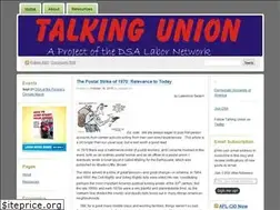 Sites similar to talkingunion.wordpress.com