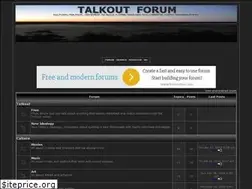 Sites similar to talkout.forumotion.com