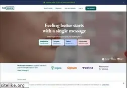 Sites similar to talkspace.com