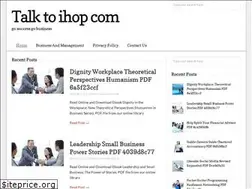 Sites similar to talktoihopcom.xyz
