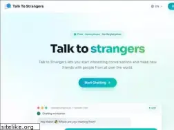 Sites similar to talktostrangers.us