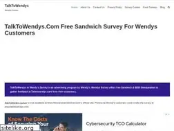 Sites similar to talktowendys.onl