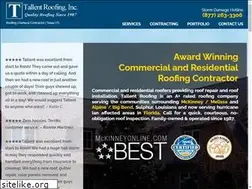 Sites similar to tallentroofing.com