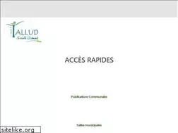 Sites similar to tallud-sainte-gemme.fr