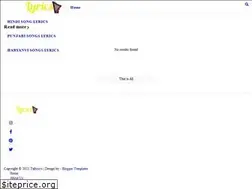 Sites similar to tallyrics.blogspot.com