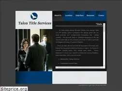 Sites similar to talontitle.biz