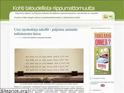 Sites similar to taloudellinenriippumattomuus.com
