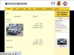 Sites similar to talsuautocentrs.lv