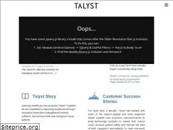 Sites similar to talyst.com