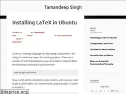 Sites similar to tamandeepsingh.wordpress.com
