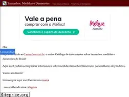 Sites similar to tamanhos.com.br
