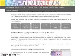 Sites similar to tamanosdepapel.com