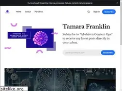 Sites similar to tamarafranklin.com