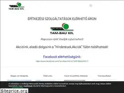 Sites similar to tambaukft.hu