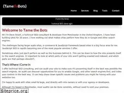Sites similar to tamethebots.com