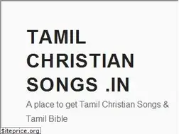 Sites similar to tamilchristiansongs.in