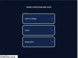 Sites similar to tamillyricsonline.com