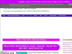 Sites similar to tamilnadu-trb-tet-tnpsc.blogspot.com