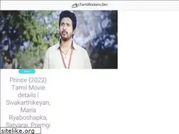 Sites similar to tamilrockers.dev
