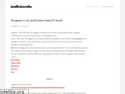 Sites similar to tamiltvshowonline.weebly.com