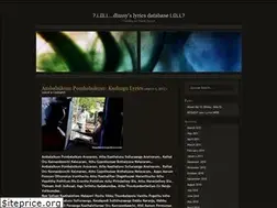 Sites similar to tamilyrics.wordpress.com