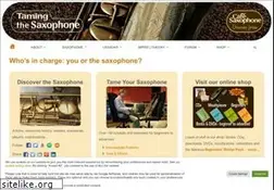 Sites similar to tamingthesaxophone.com