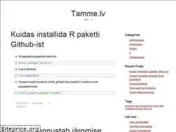 Sites similar to tamme.lv