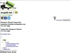 Sites similar to tampabayfldumpsterrental.com