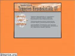 Sites similar to tampereenhienomekaniikka.fi