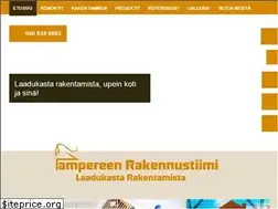 Sites similar to tampereenrakennustiimi.fi