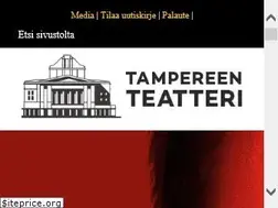 Sites similar to tampereenteatteri.fi
