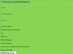 Sites similar to tamsweg-card.com