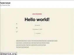 Sites similar to tanbirsohail.com