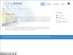Sites similar to tandartsbolwijn.nl