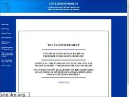 Sites similar to tandemproject.com