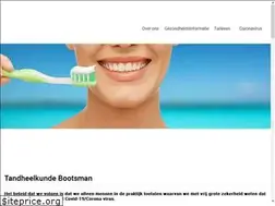 Sites similar to tandheelkundebootsman.nl