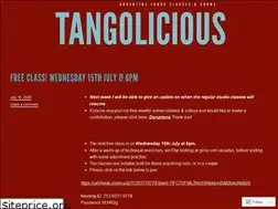 Sites similar to tangolicious.org