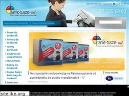 Sites similar to tanie-tusze.net
