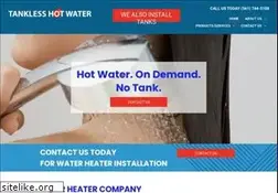 Sites similar to tanklesshotwater.com