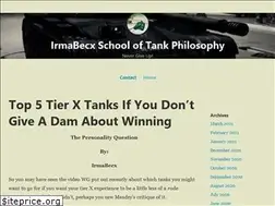 Sites similar to tankphilosophy.wordpress.com