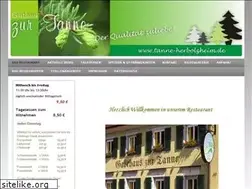 Sites similar to tanne-herbolzheim.de