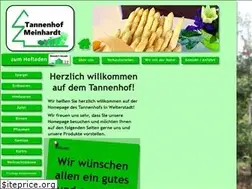 Sites similar to tannenhof-spargel.de