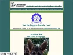 Sites similar to tannhausershepherds.com