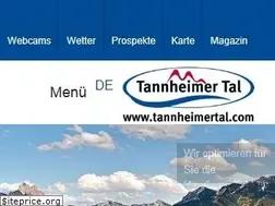 Sites similar to tannheimertal.com