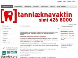 Sites similar to tannlaeknavaktin.is