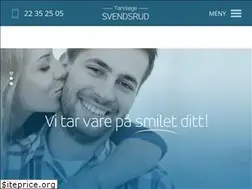 Sites similar to tannlege-svendsrud.no