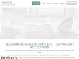 Sites similar to tannlegeklette.no