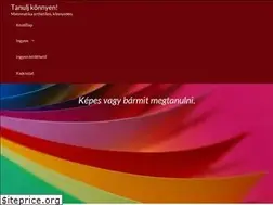 Sites similar to tanuljkonnyen.hu