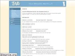 Sites similar to tanz-akademie-berlin.de