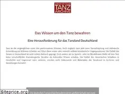 Sites similar to tanzarchive.de
